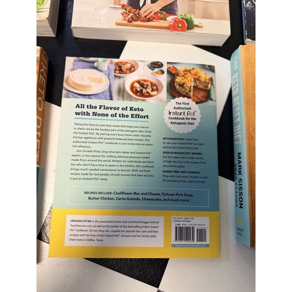 Lot Of 6 Keto Diet Cookbooks Health Recipes Weight Loss Dieting Pictures Dessert